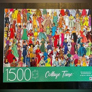 1500 Piece Milton Bradley “Collage Time” Puzzle